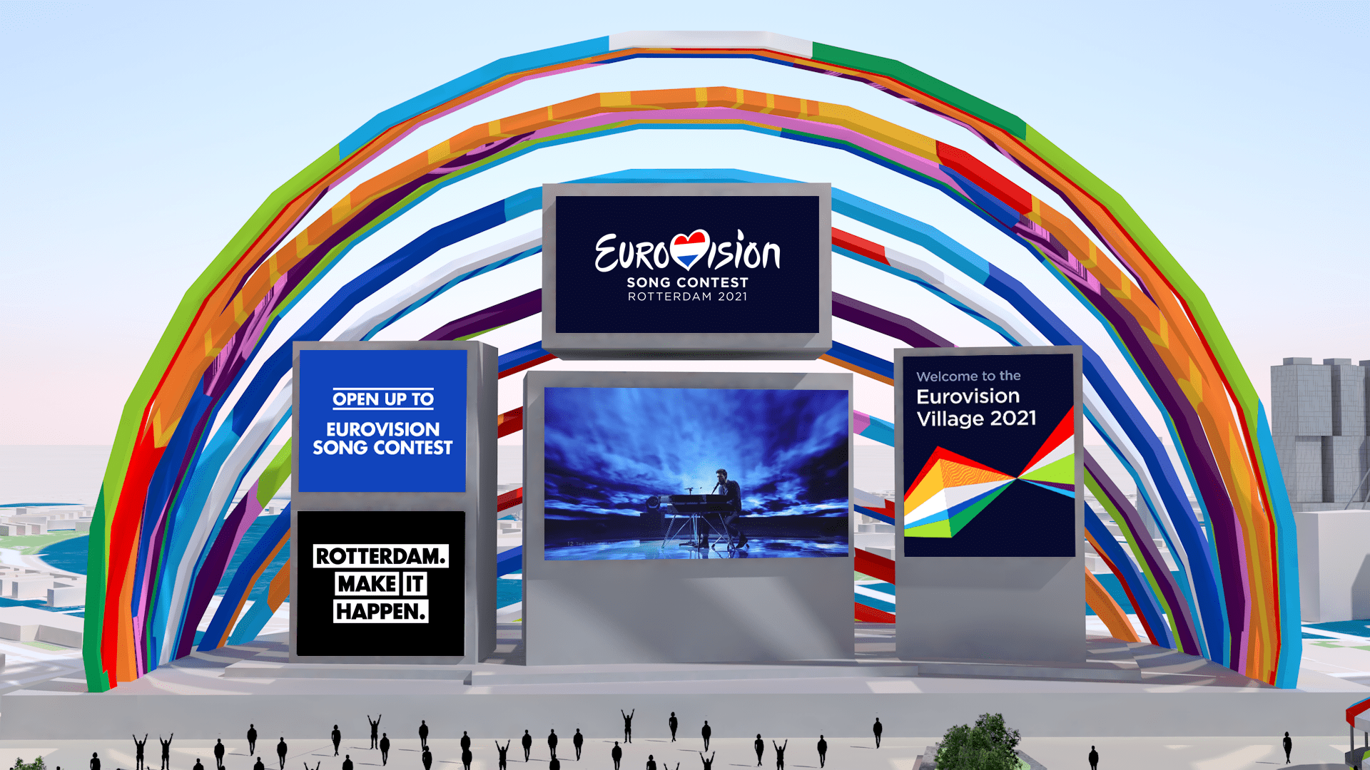 Transforming the Eurovision village into a 3D virtual world