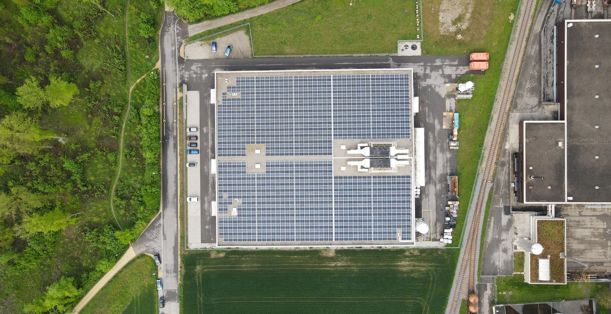 solar farm on building 