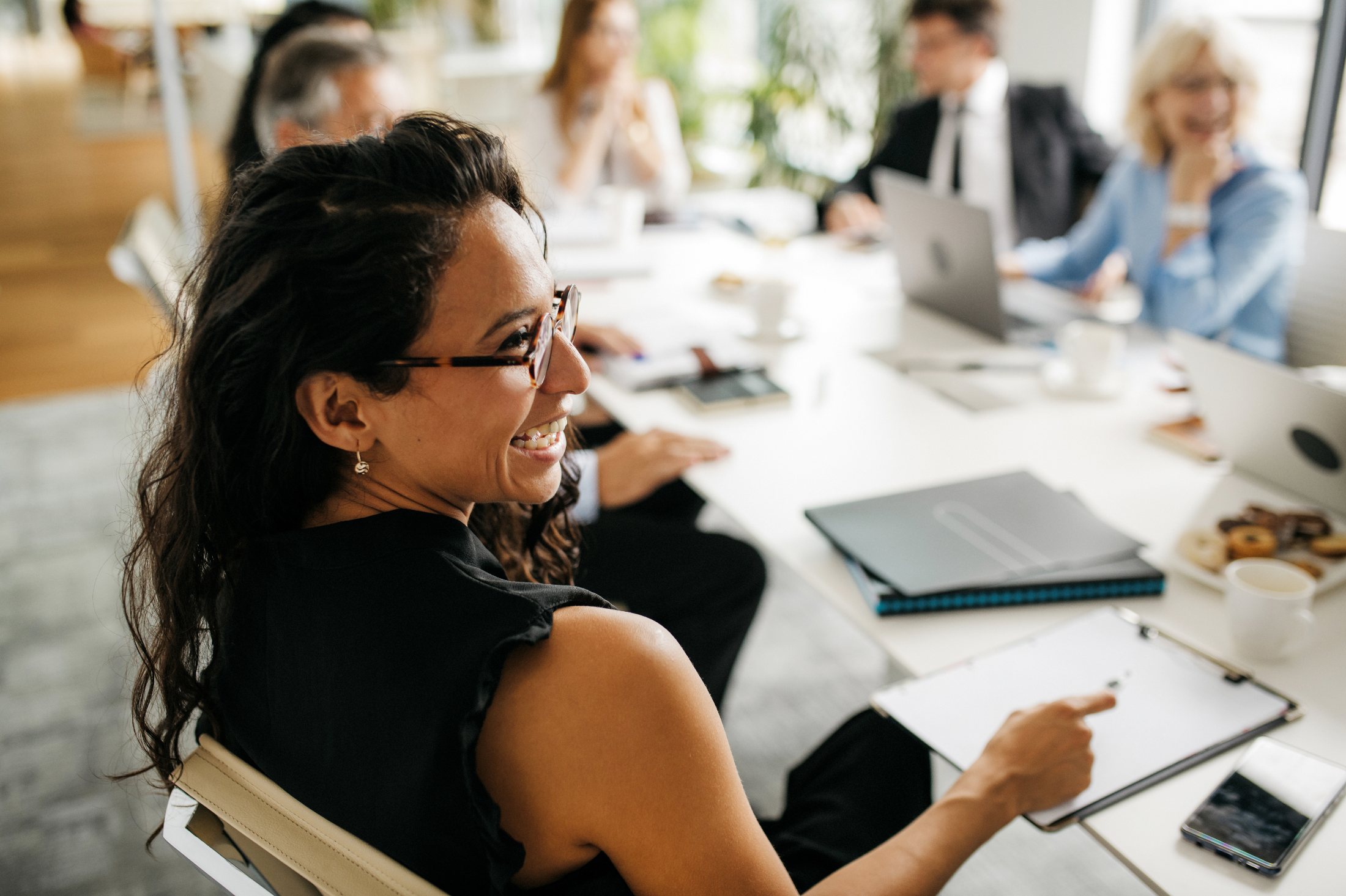 woman in meeting 