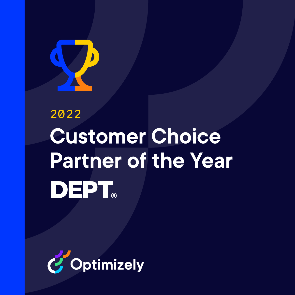 DEPT® ist Customer Choice Partner of the Year von Optimzely