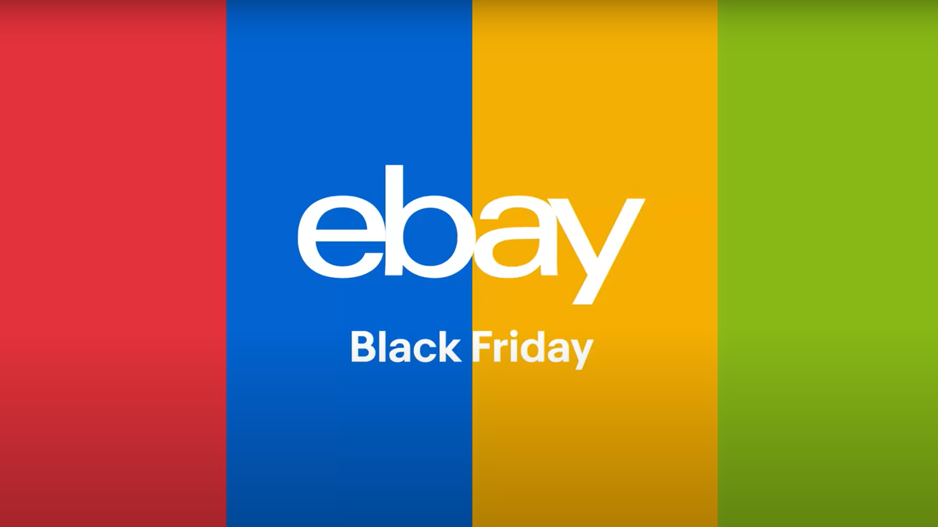 ebay logo striped background