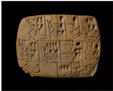 Clay tablet 