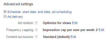 Under advanced settings - schedule: start date, end date, ad scheduling