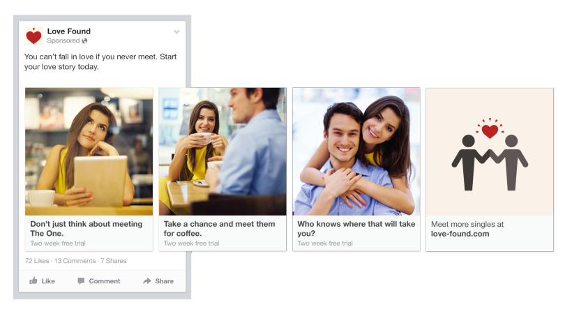 image of carousel ads on facebook
