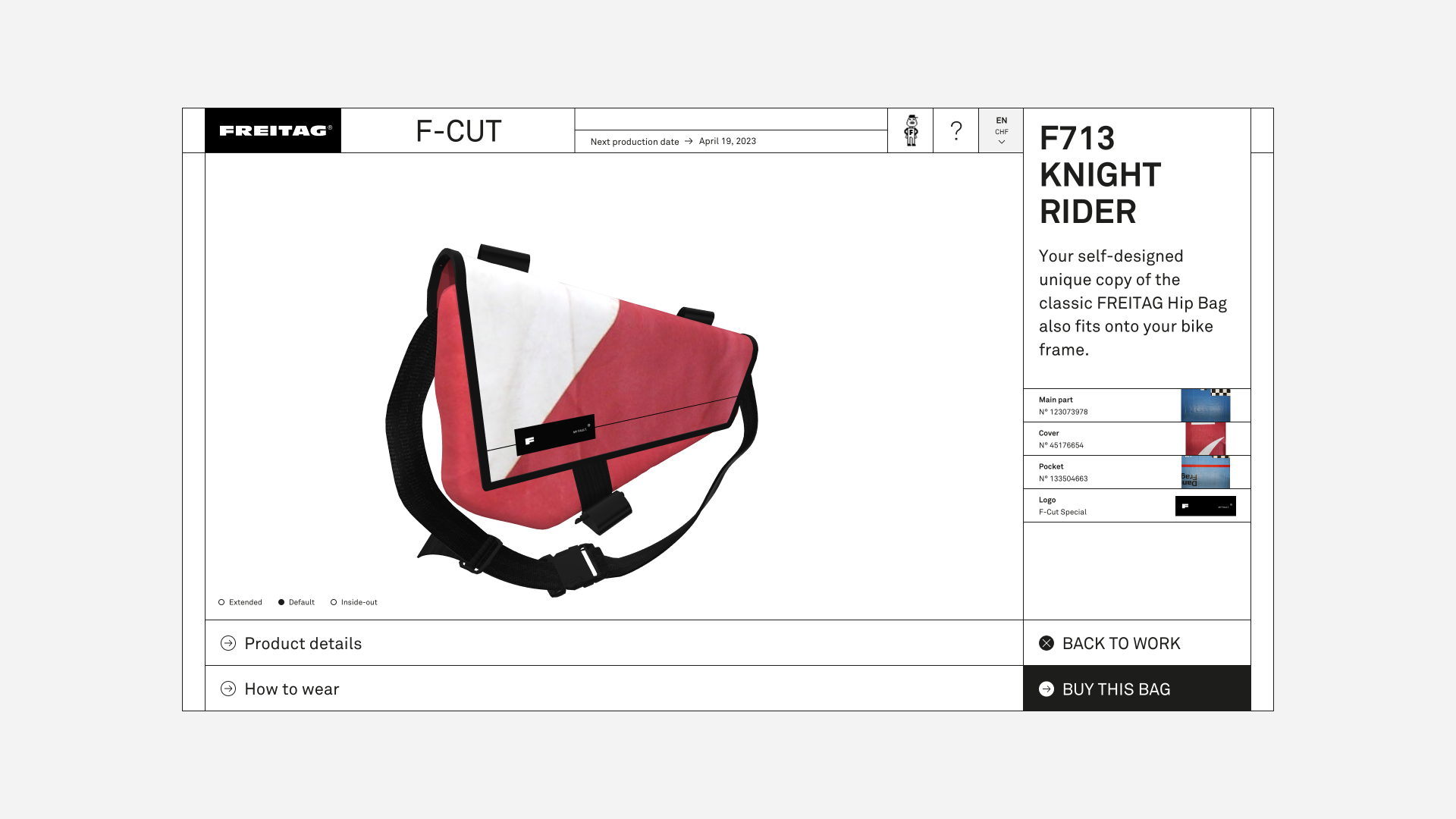 Design your very own bag with F-Cut -