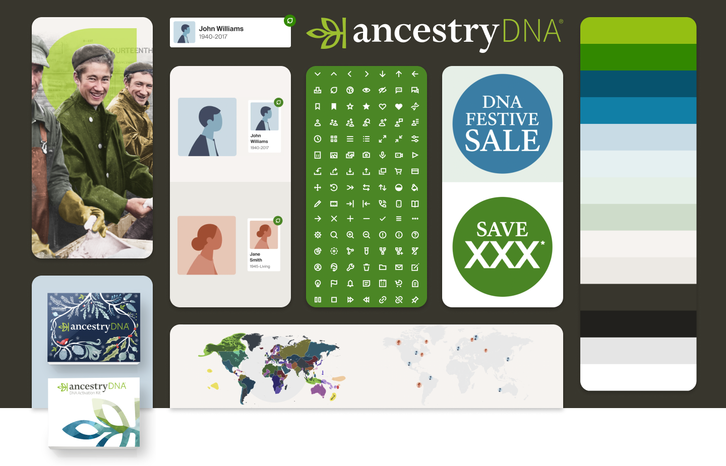 Ancestry design elements