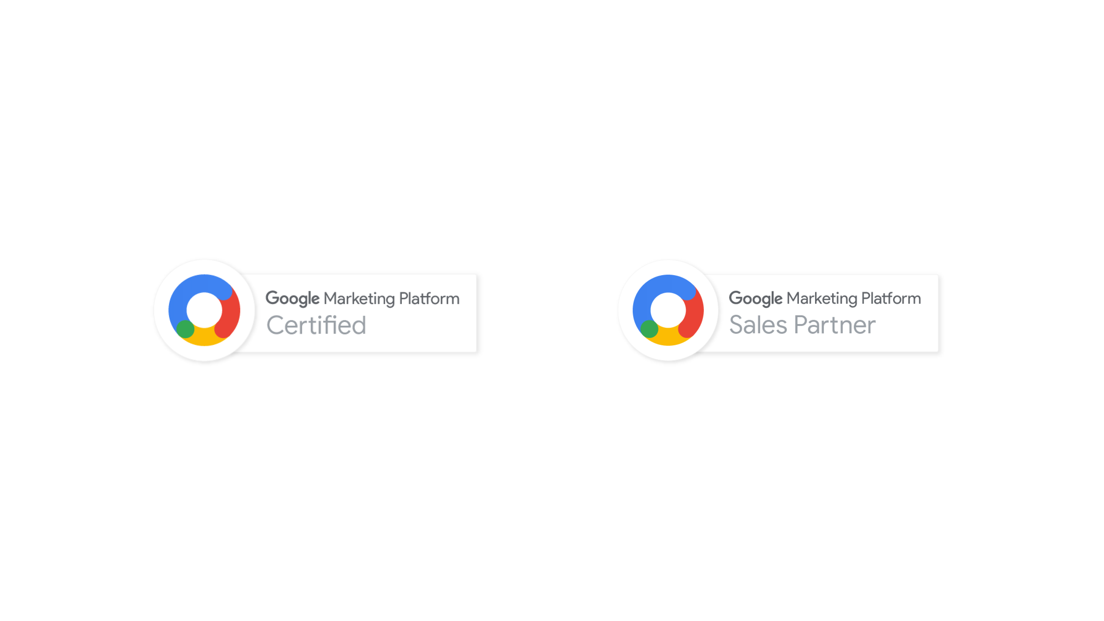 Badges Google Marketing Platform