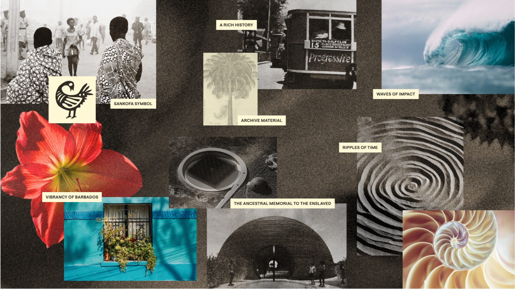 Collage of Barbados' rich culture