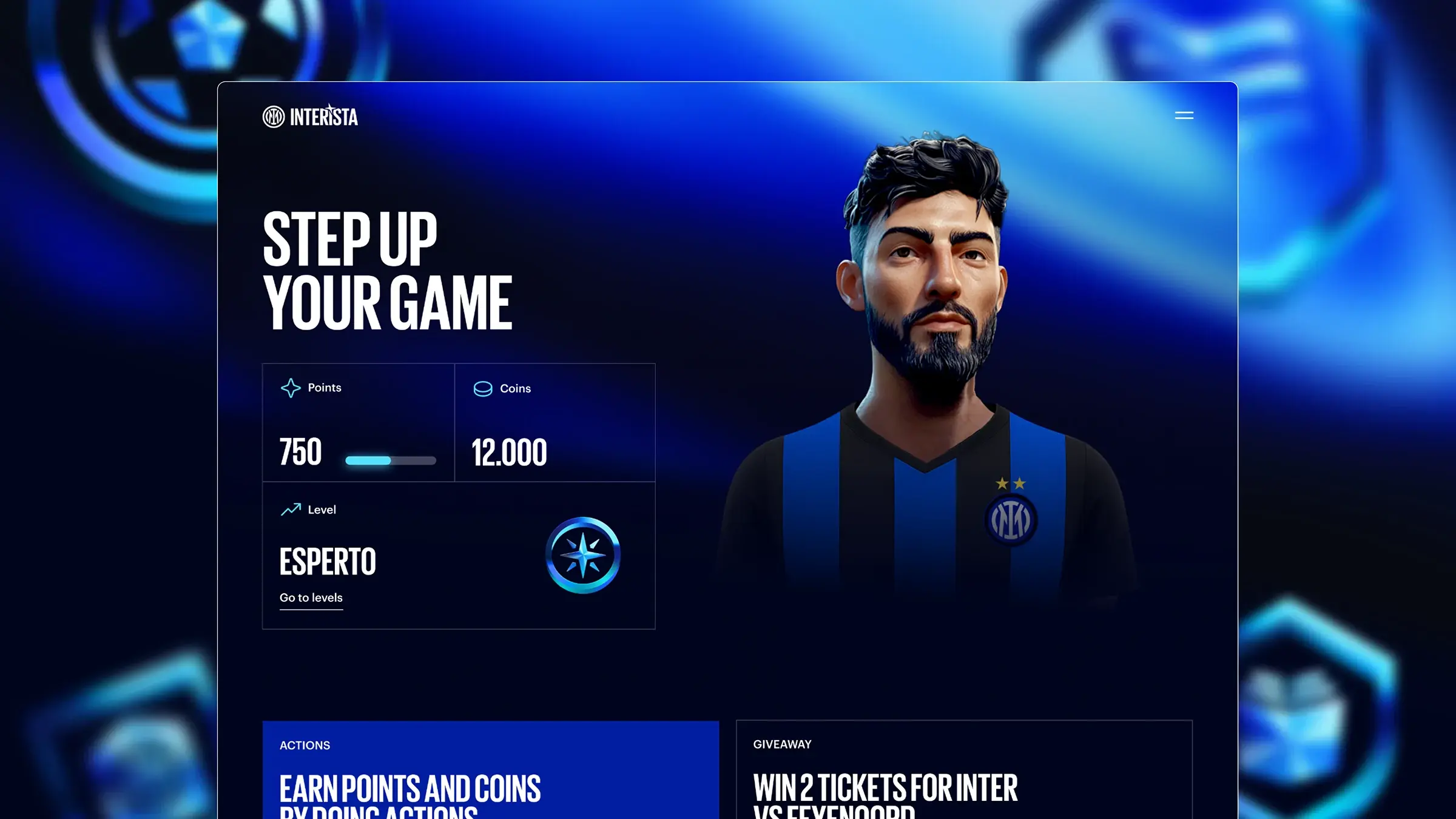Inter Milan platform UX